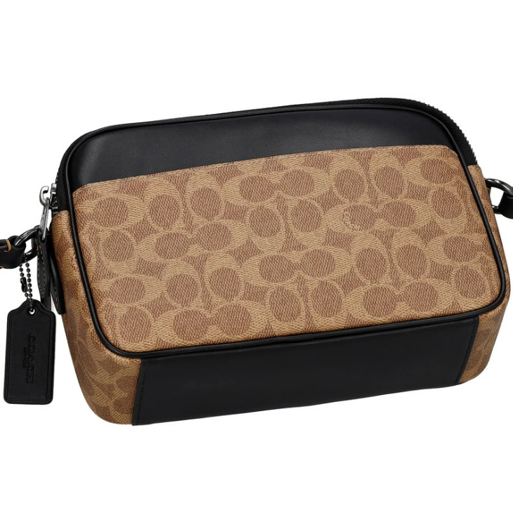 Túi Coach Graham Crossbody Bag In Signature Canvas DS Brown - 23x15x7cm