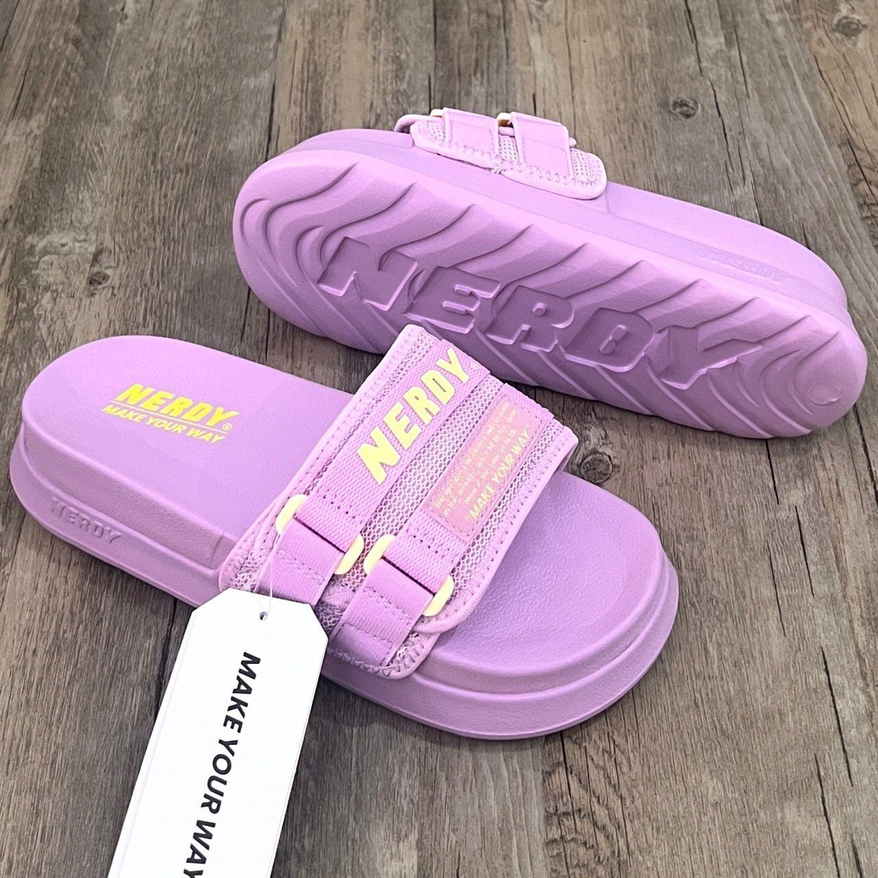 Dép Nerdy quai ngang HN Lavender