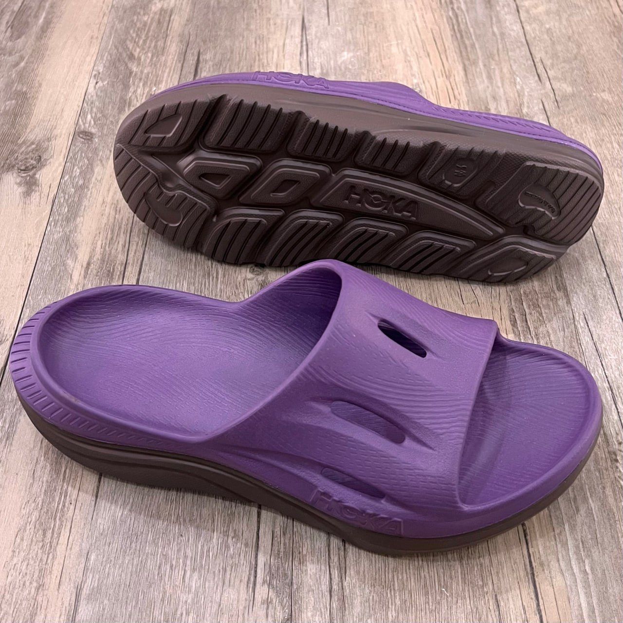 Dép Unisex Hoka Ora Recovery Slide 3 Tím