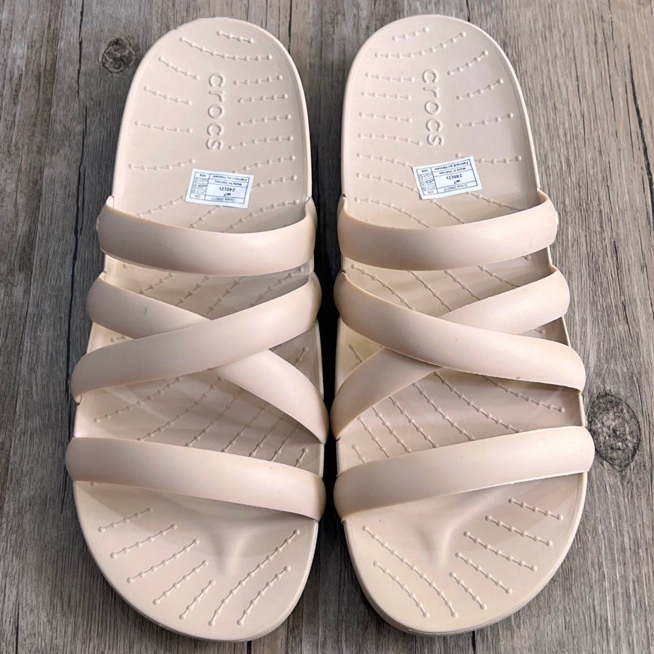 Dép Crocs Splash Strappy Sandal HN Camel