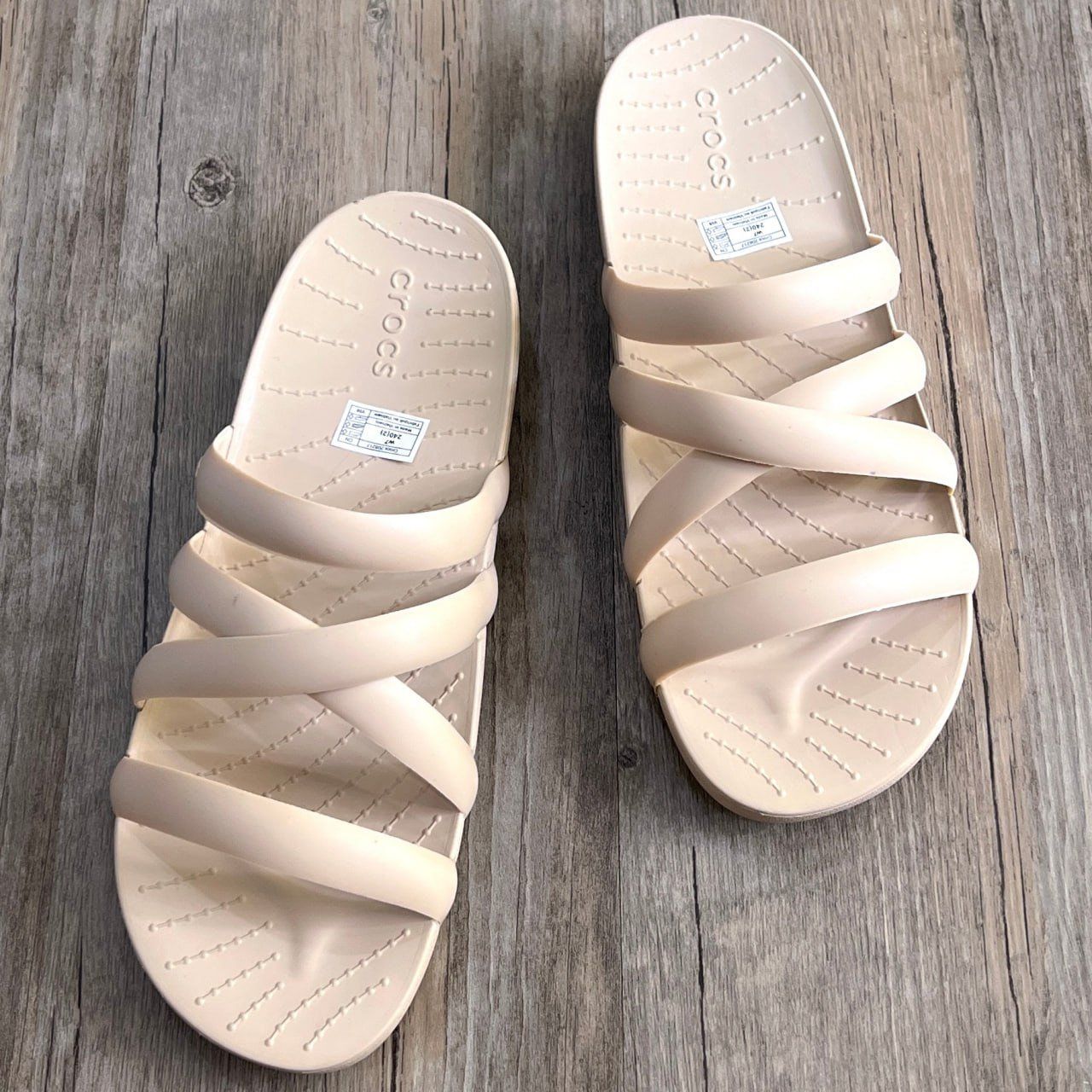 Dép Crocs Splash Strappy Sandal HN Camel
