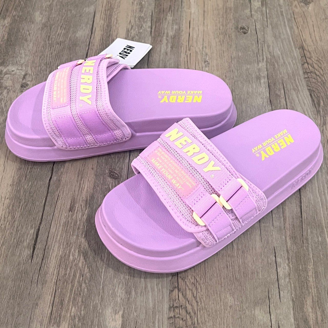 Dép Nerdy quai ngang HN Lavender
