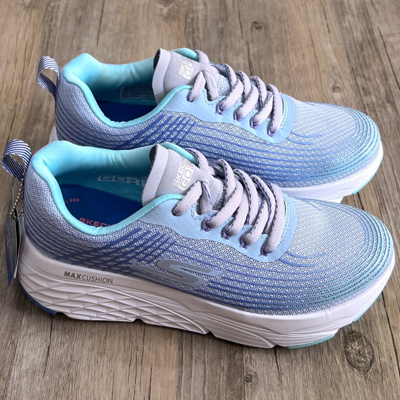Giày Thể Thao Skechers Max Cushioning Elite Air-Cooled MV Blue