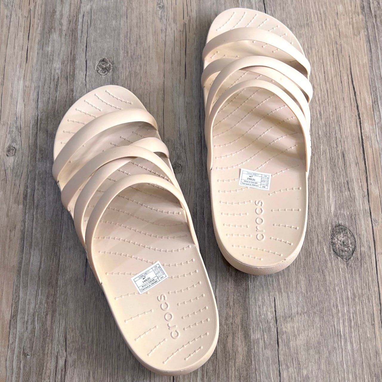 Dép Crocs Splash Strappy Sandal HN Camel