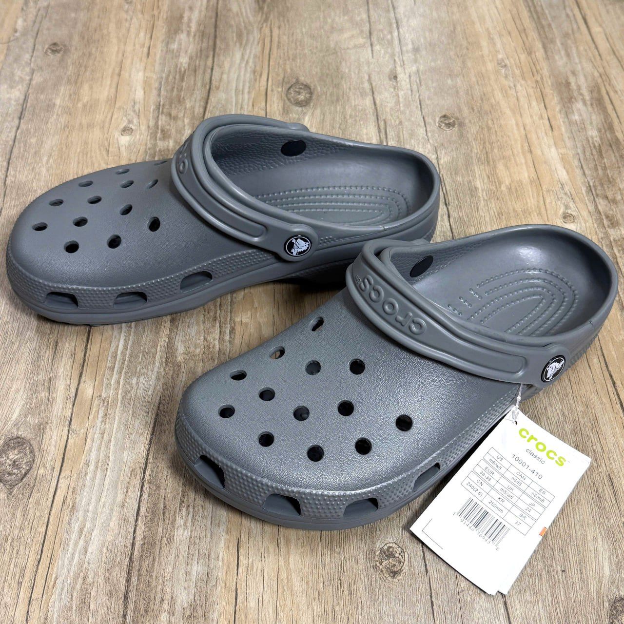 Dép Crocs Classic Clog HN D. Grey
