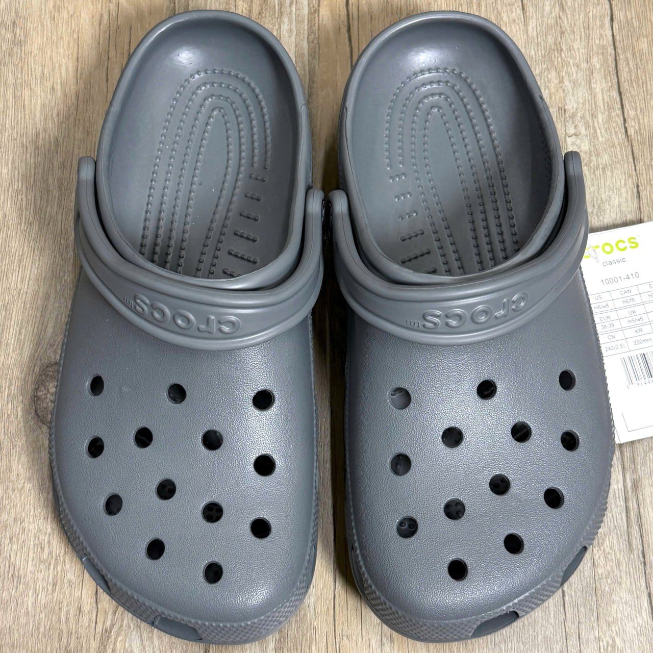 Dép Crocs Classic Clog HN D. Grey