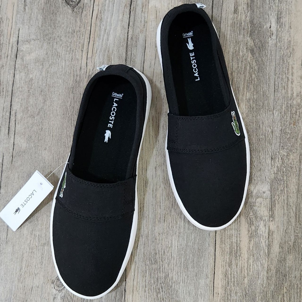 Giày LCT Women's Marice Canvas Slip-On MV Black