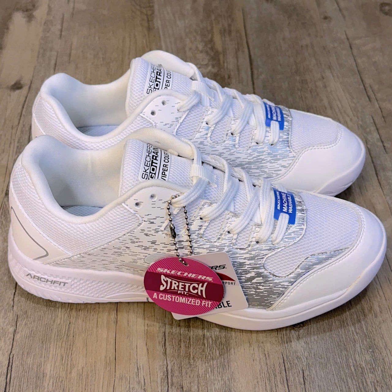 Giày Skechers Viper Court Pickleball MV2 G/White