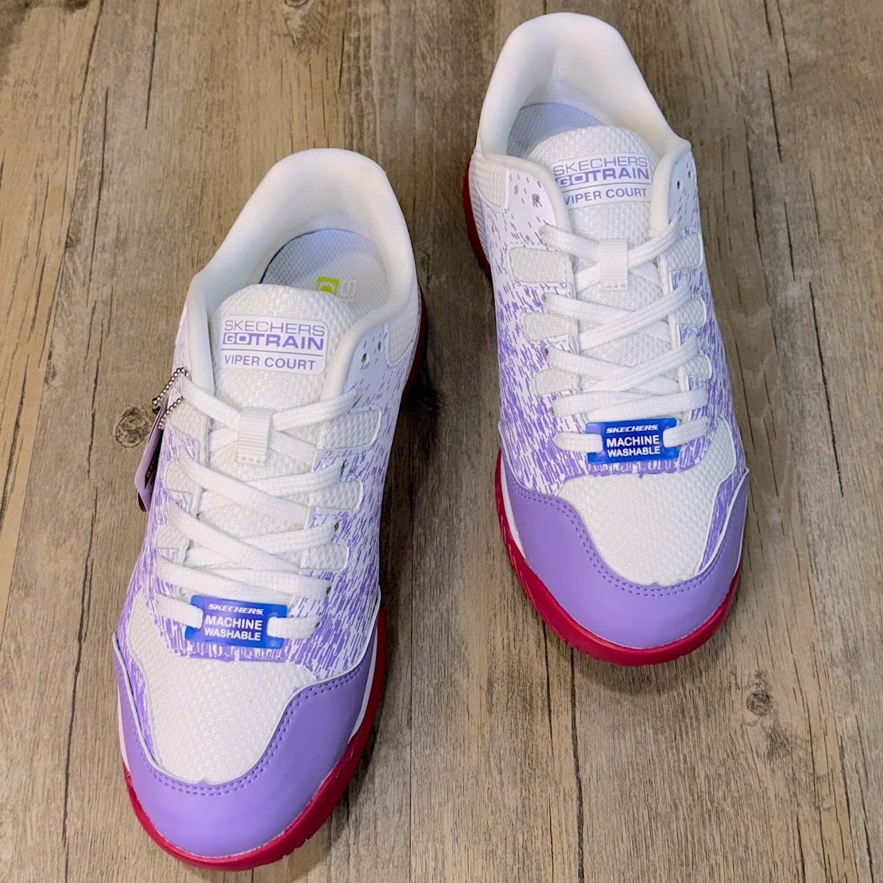 Giày Skechers Viper Court Pickleball MV2 W/Purple