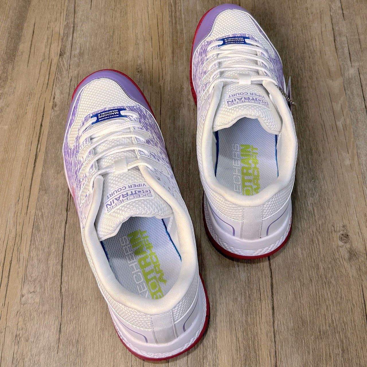 Giày Skechers Viper Court Pickleball MV2 W/Purple