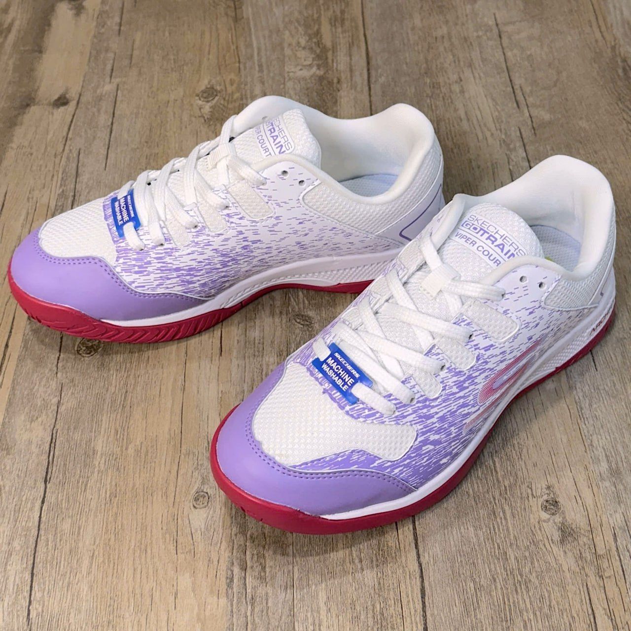 Giày Skechers Viper Court Pickleball MV2 W/Purple