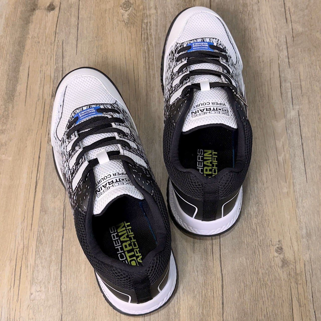 Giày Skechers Viper Court Pickleball MV2 W/Black