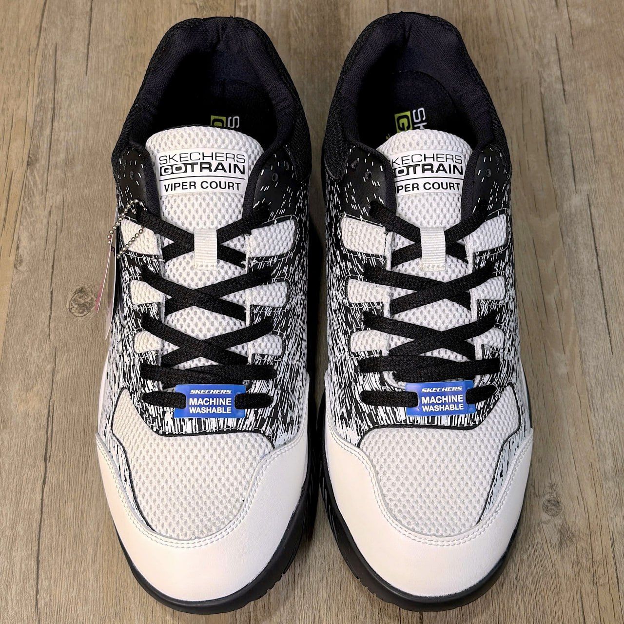 Giày Skechers Viper Court Pickleball MV2 W/Black