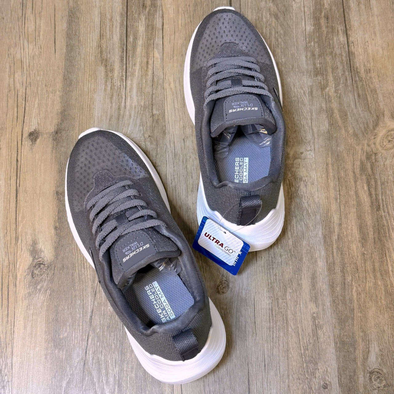 Giày Skechers D'Lux Walker 988-23A MV2 D.Grey