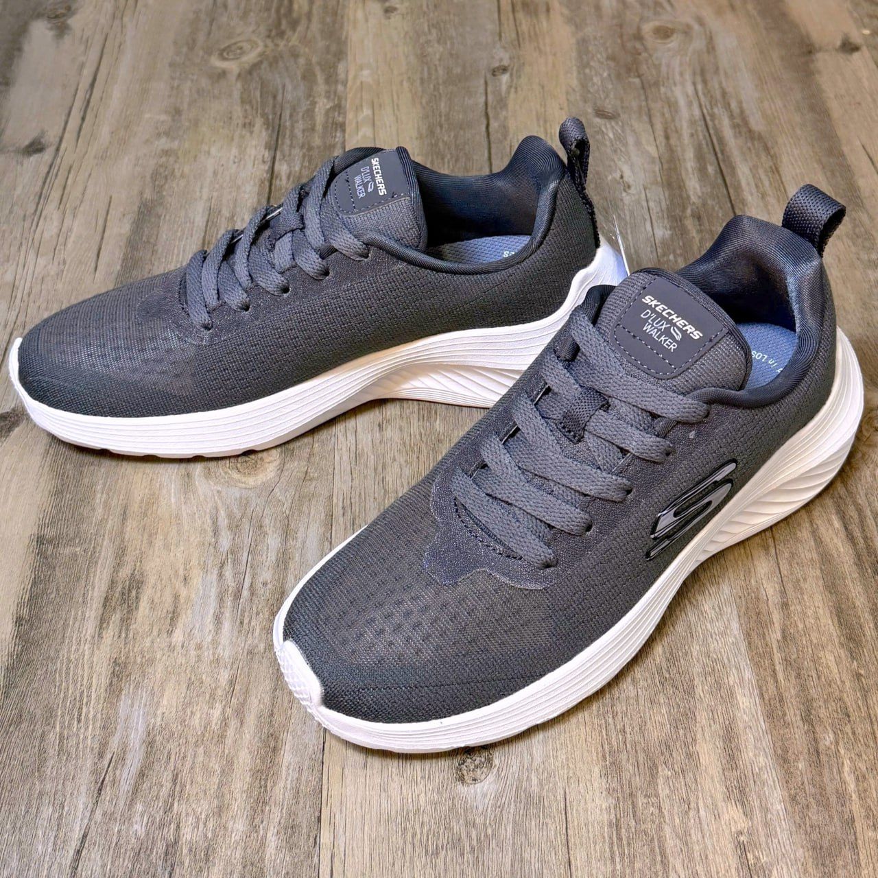 Giày Skechers D'Lux Walker 988-23A MV2 D.Grey