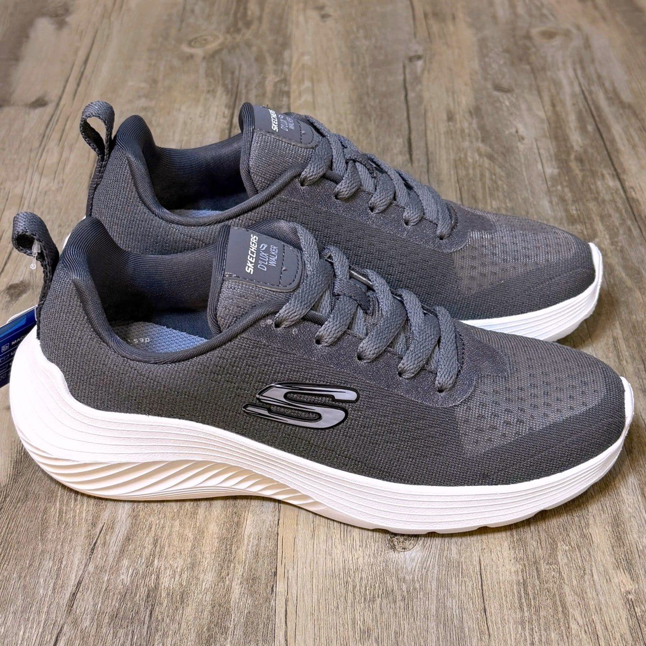 Giày Skechers D'Lux Walker 988-23A MV2 D.Grey