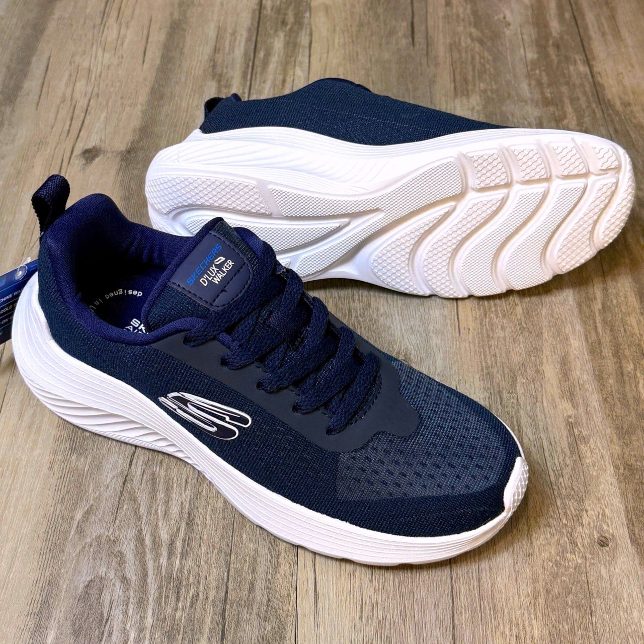 Giày Skechers D'Lux Walker 988-23A MV2 Navy