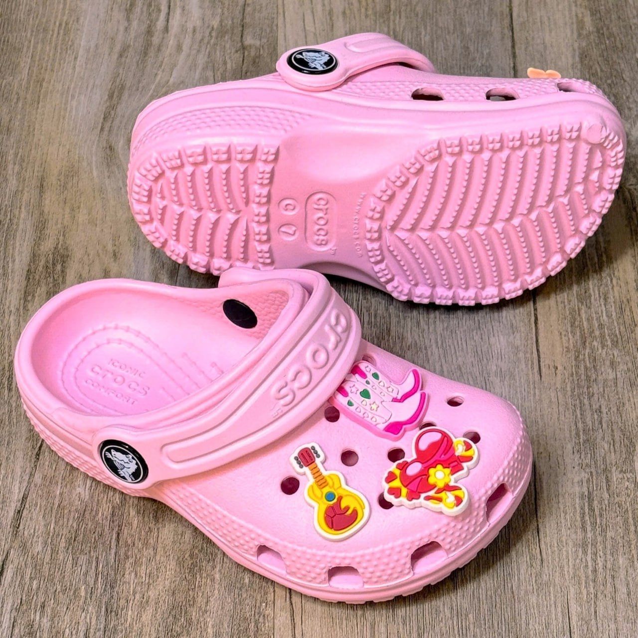 Dép Crocs Kid Classic Clog HN Hồng
