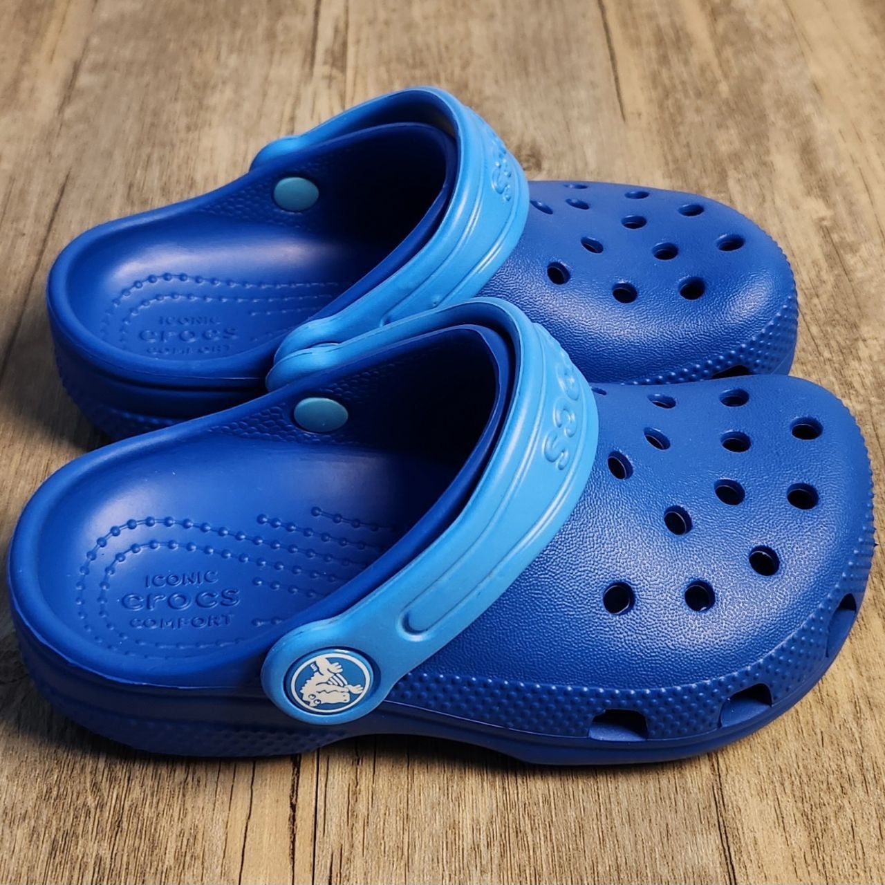 Dép Crocs Kid Classic Clog HN Xanh dương