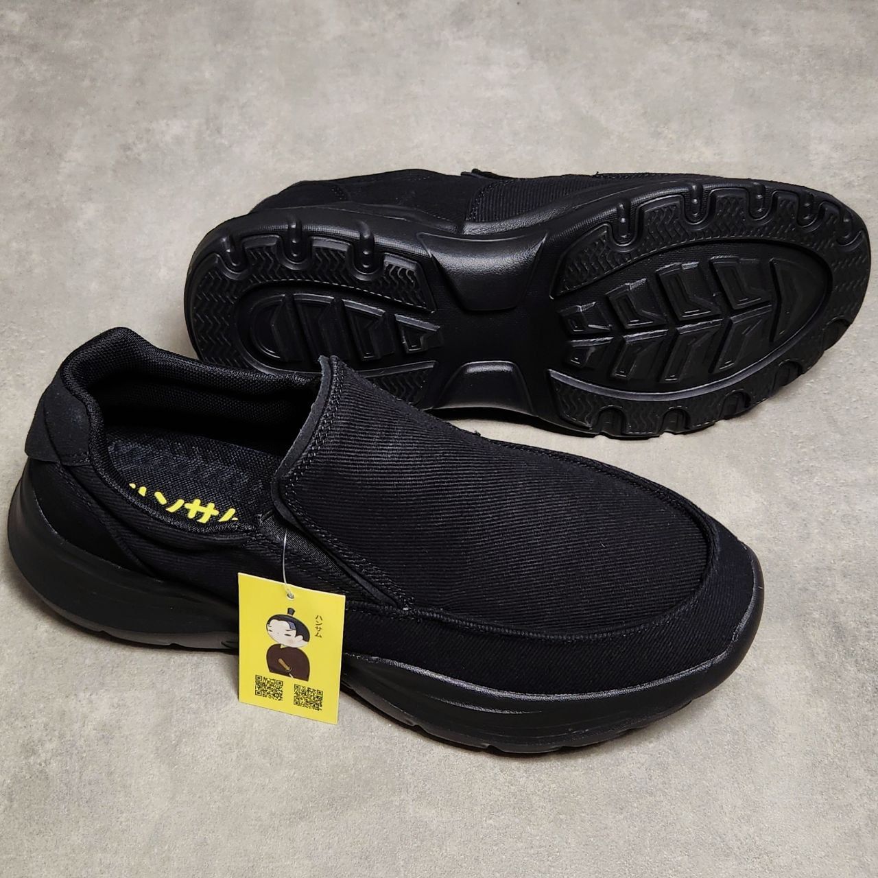 Giày lười Hansamu Walk đế Phylon HD Black