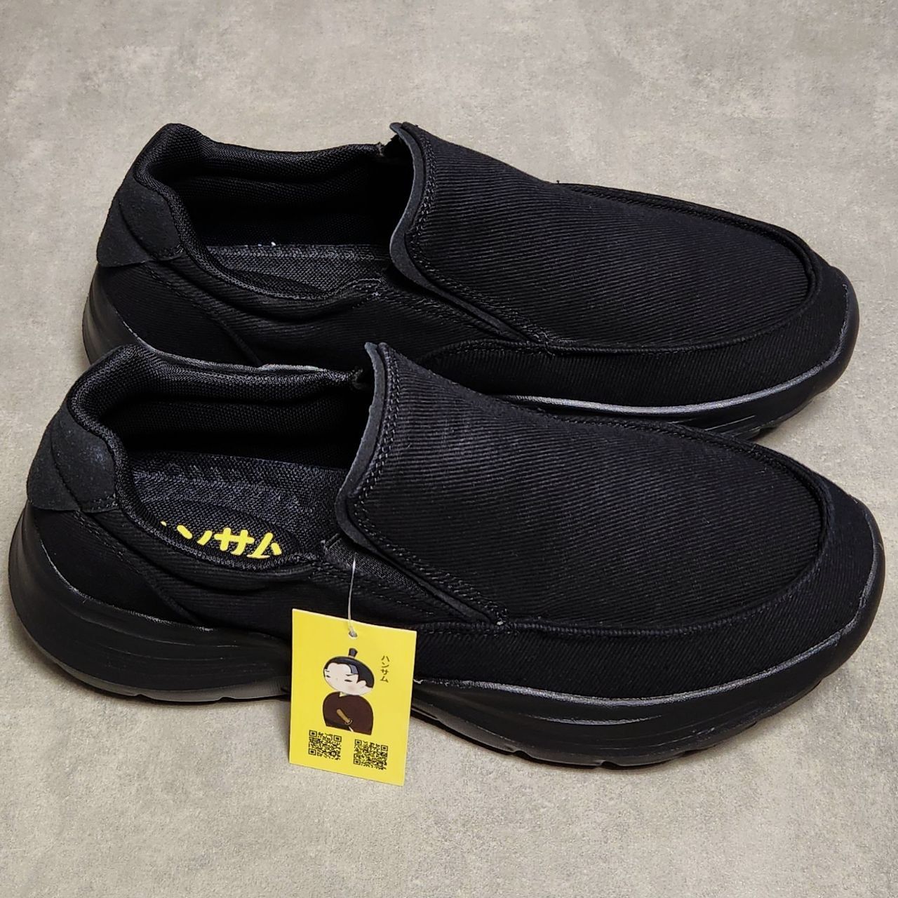 Giày lười Hansamu Walk đế Phylon HD Black