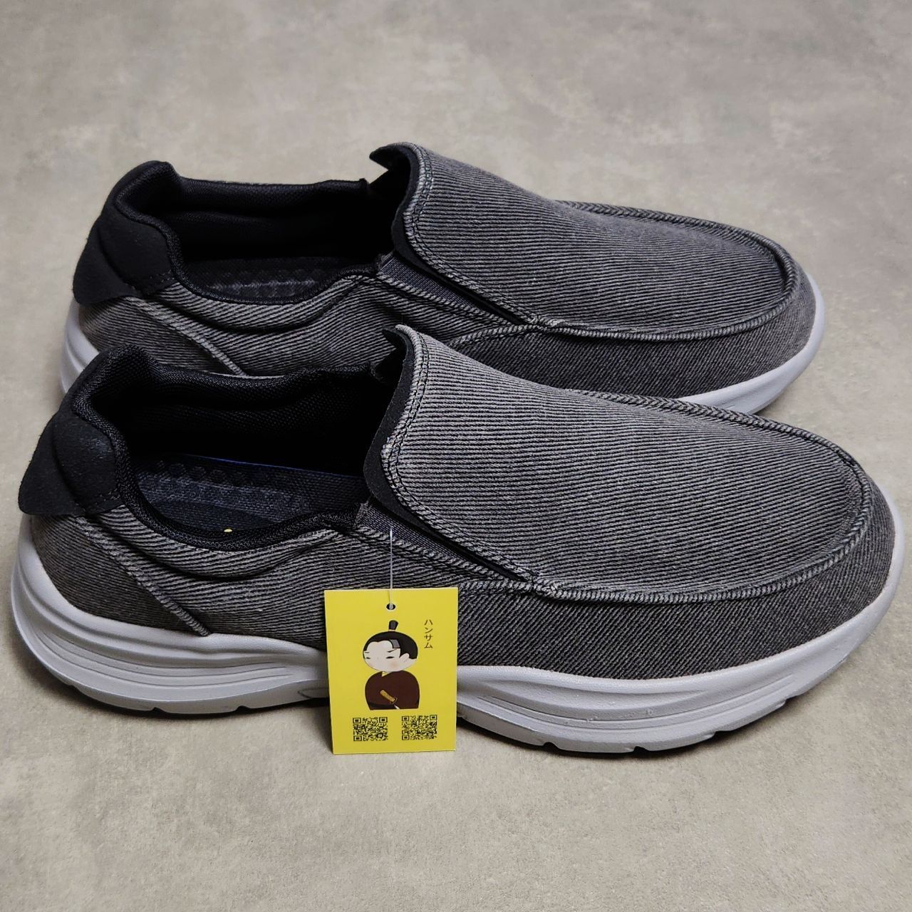 Giày lười Hansamu Walk đế Phylon HD D.Grey