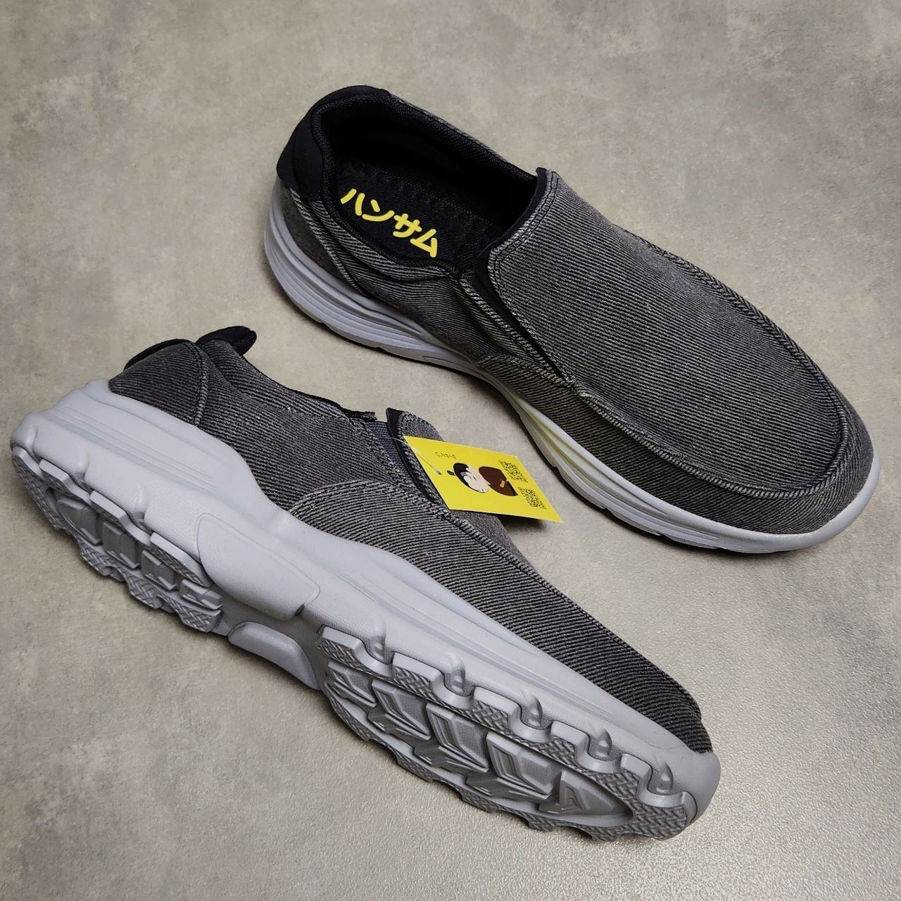 Giày lười Hansamu Walk đế Phylon HD D.Grey
