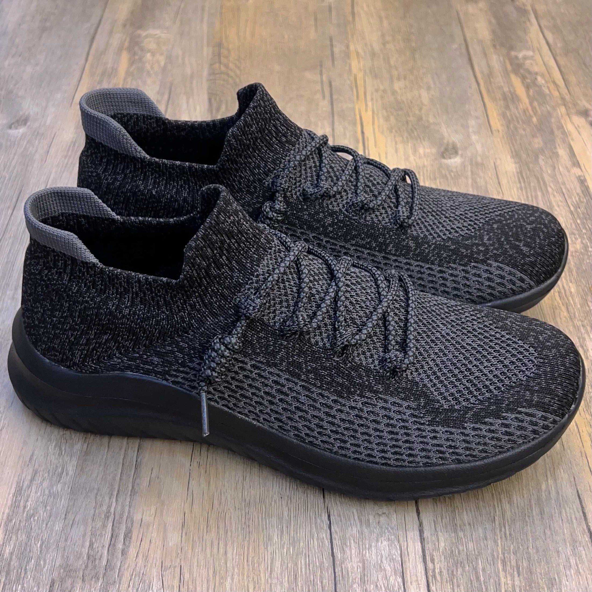 Giày thể thao Nhật Hansamu walk unisex HD Đen xám