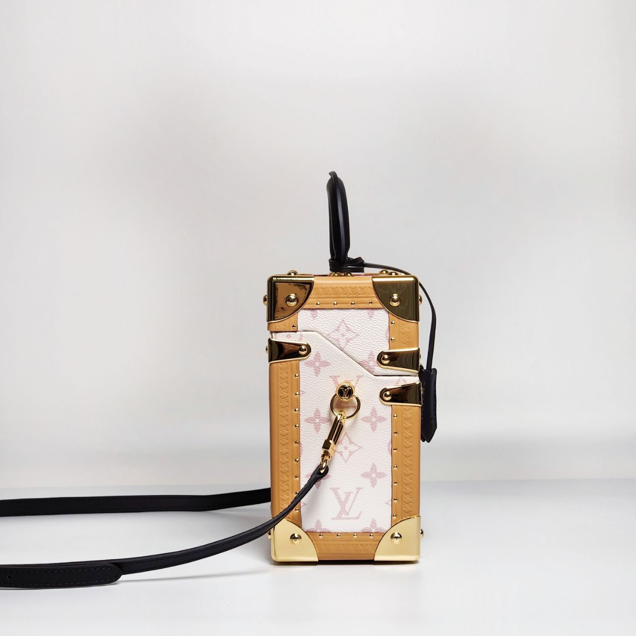 Túi - LV Camera Box DS Kem vàng