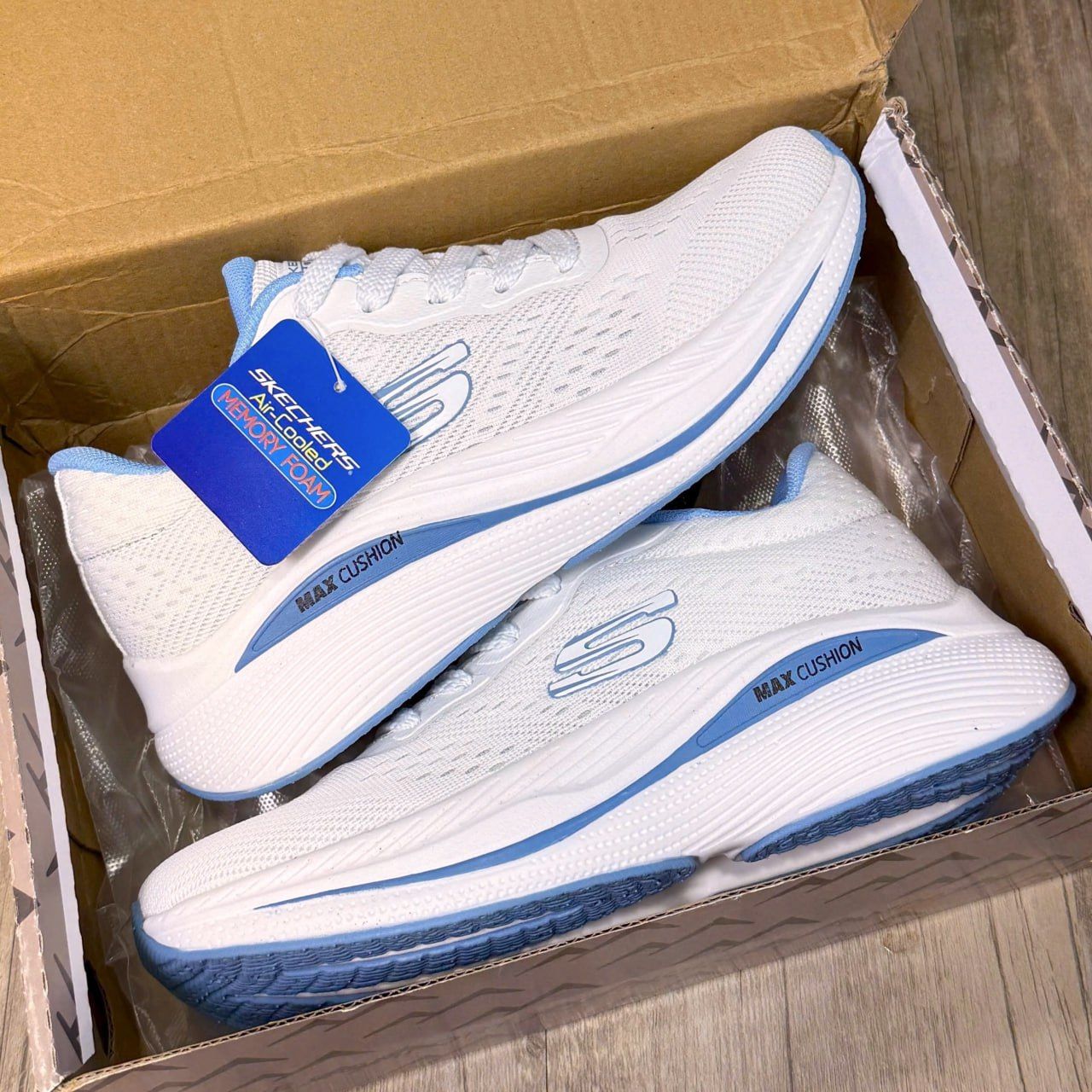 Giày Skechers Max Cushioning Elite 2.0 HN B/White