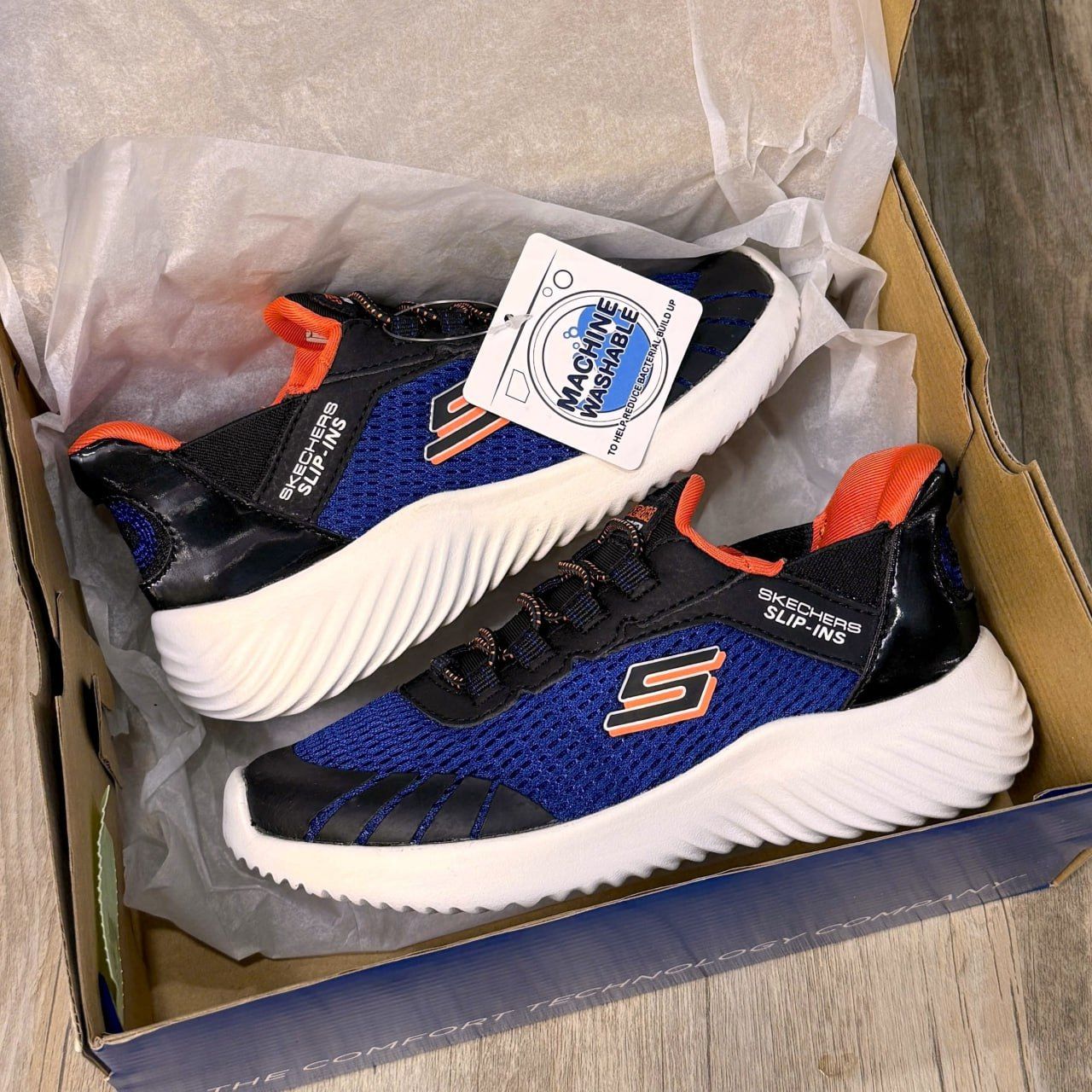 Giày Skechers Bounder MV Royal/Black