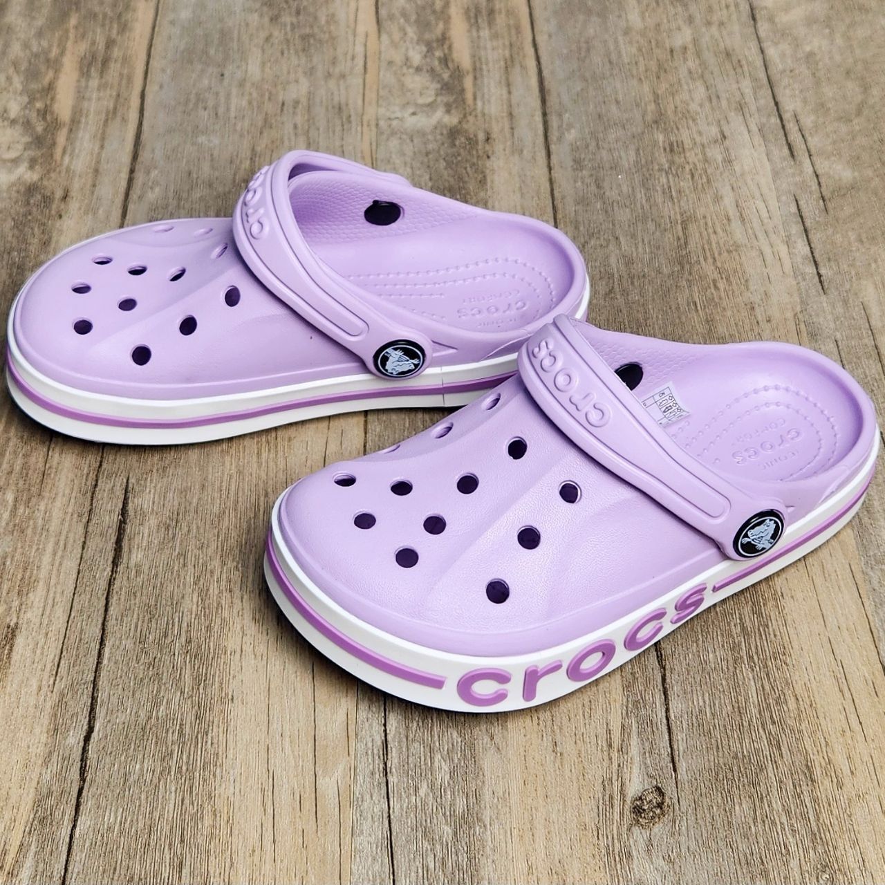 Dép Crocs Kid Bayaband Clog HN Lavender