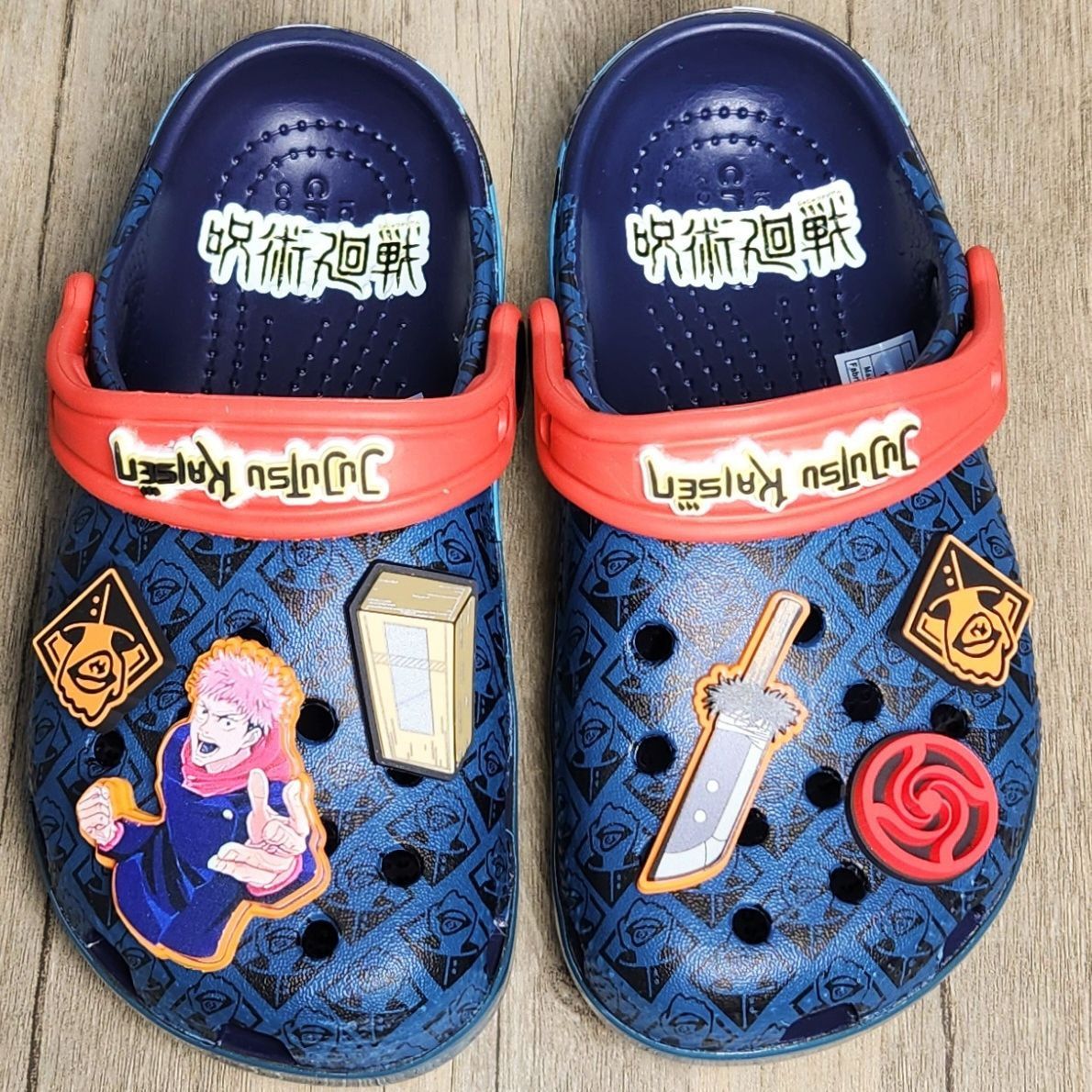 Dép Crocs Kid Clog Jujutsu Kaisen HN Navy