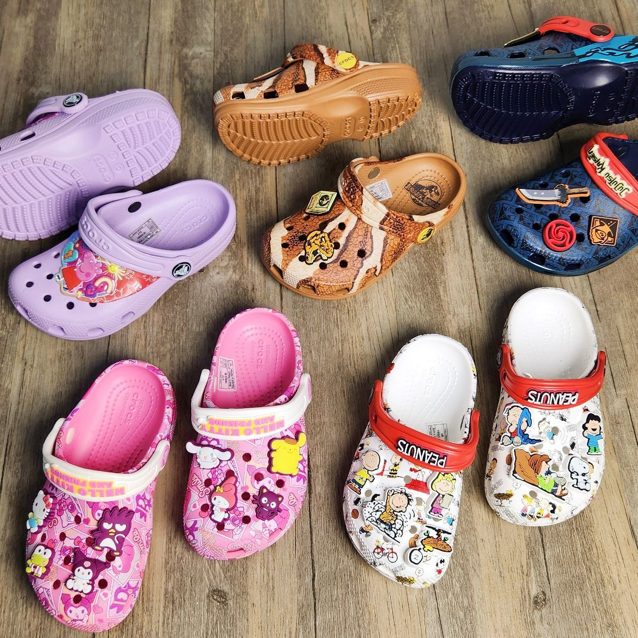 Dép Crocs Kid Clog Jujutsu Kaisen HN Navy