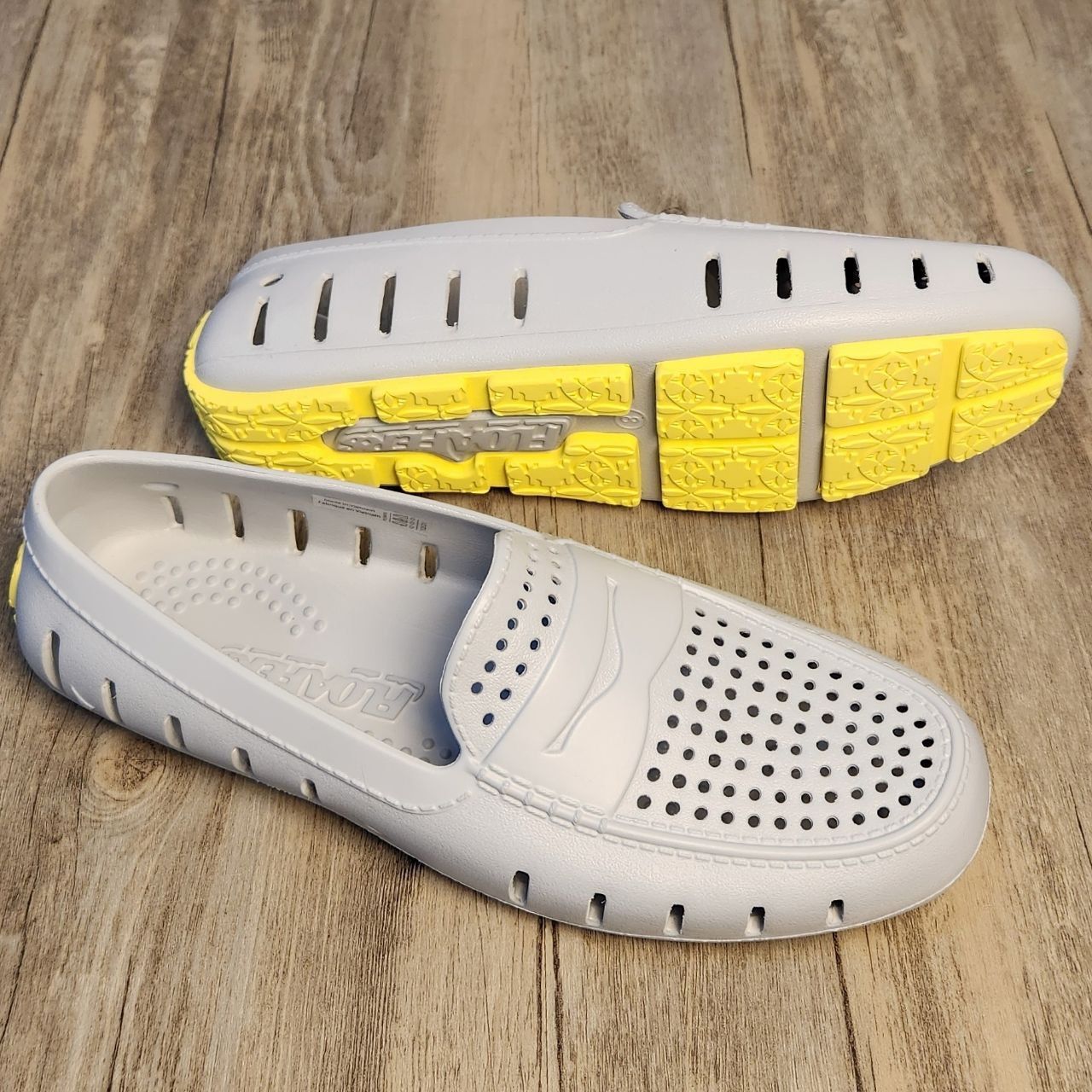 Giày Mọi Floafers DP Gray/Lemon