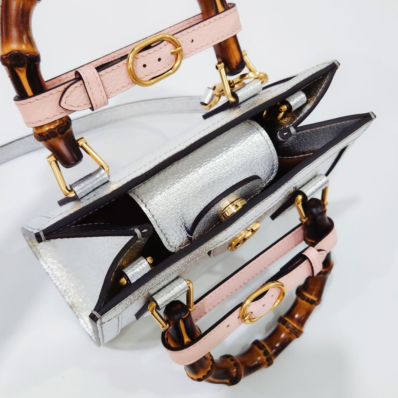 Túi Gucci Diana Mini Tote HD Silver