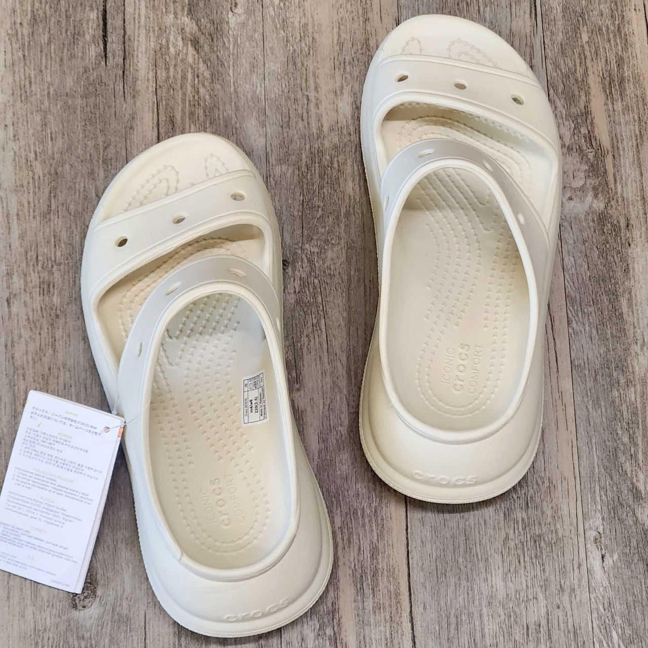 Dép Crocs Crush Sandal HN Bone