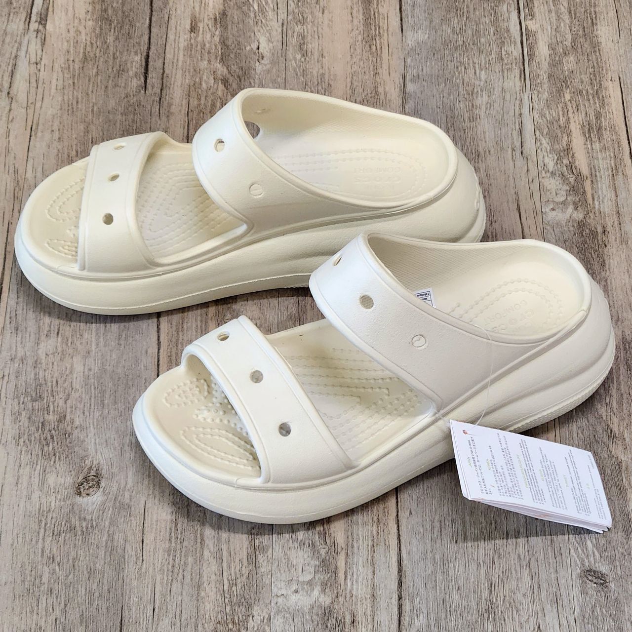Dép Crocs Classic Crush Sandal 3 lớp HN Be
