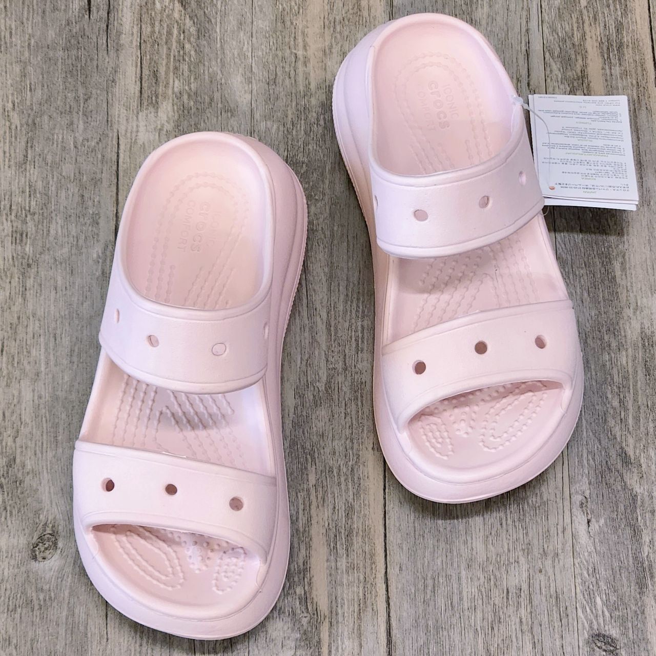 Dép Crocs Crush Sandal HN Pink