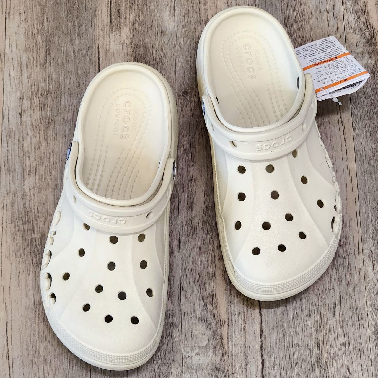 Dép Crocs Clog Baya Plaform HN Bone