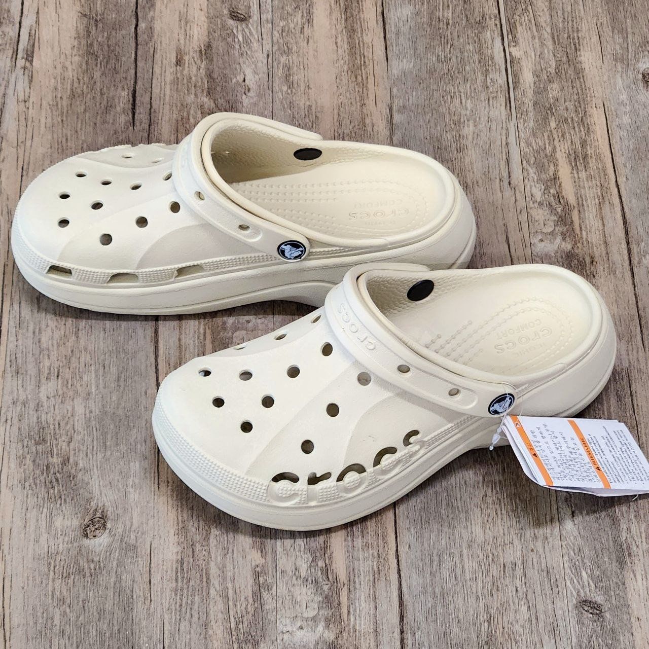 Dép Crocs Clog Baya Plaform HN Bone