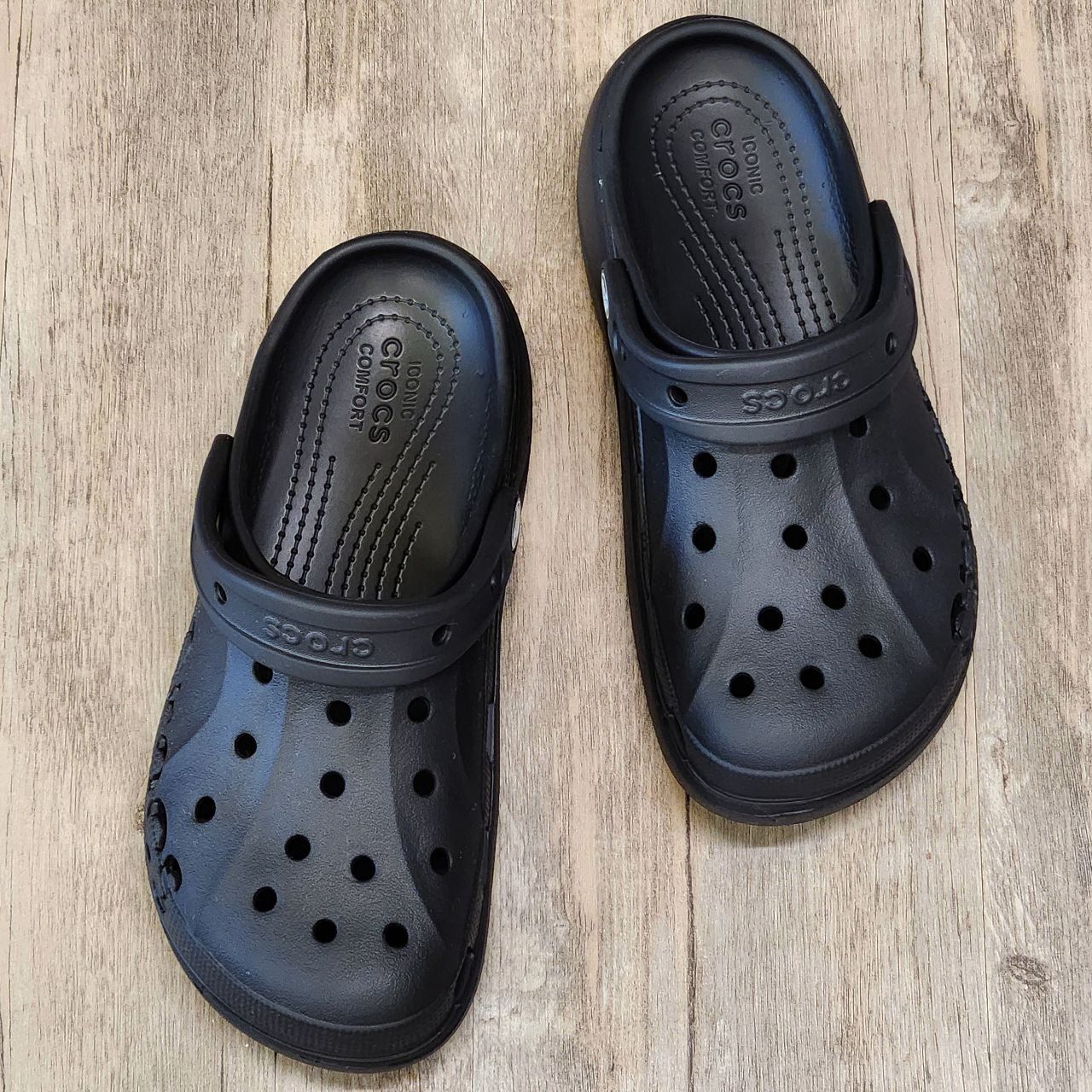 Dép Crocs Clog Baya Plaform HN Black