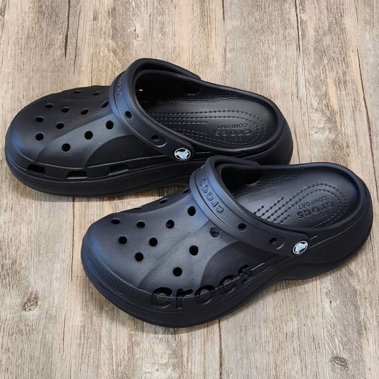 Dép Crocs Clog Baya Plaform HN Black
