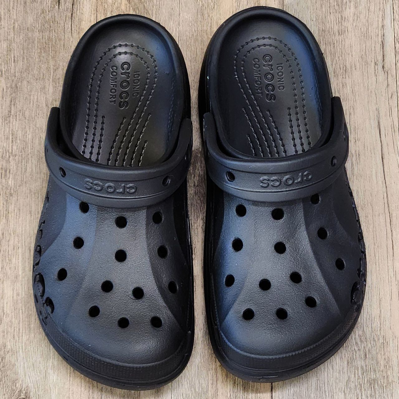 Dép Crocs Clog Baya Plaform HN Black