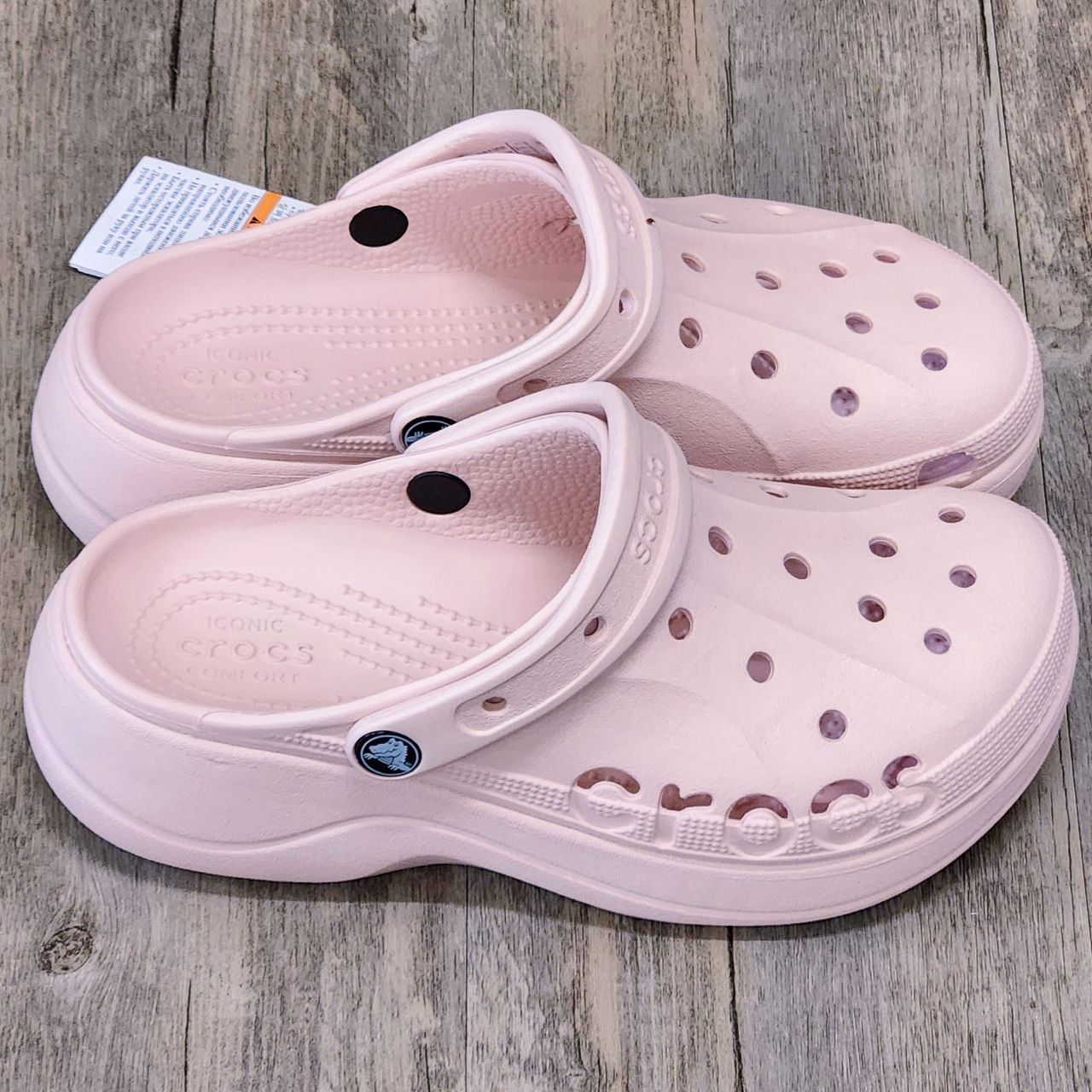 Dép Crocs Clog Baya Plaform HN Pink