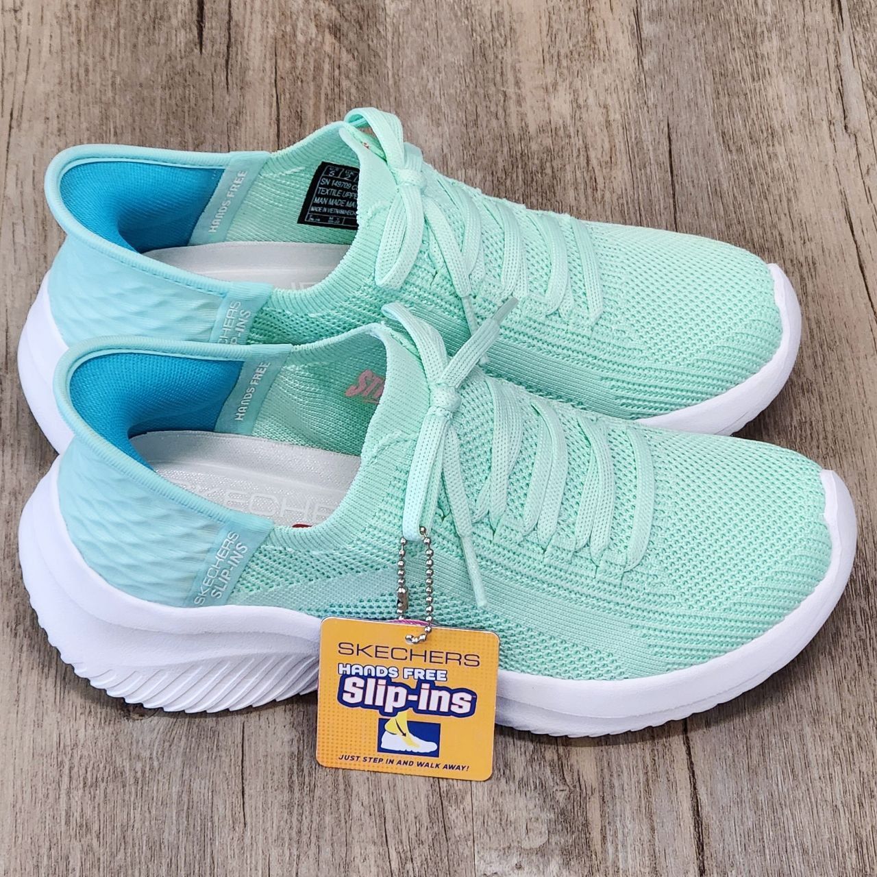 Giày Thể Thao Skechers Slip-ins KN988-7A HN Turquoise