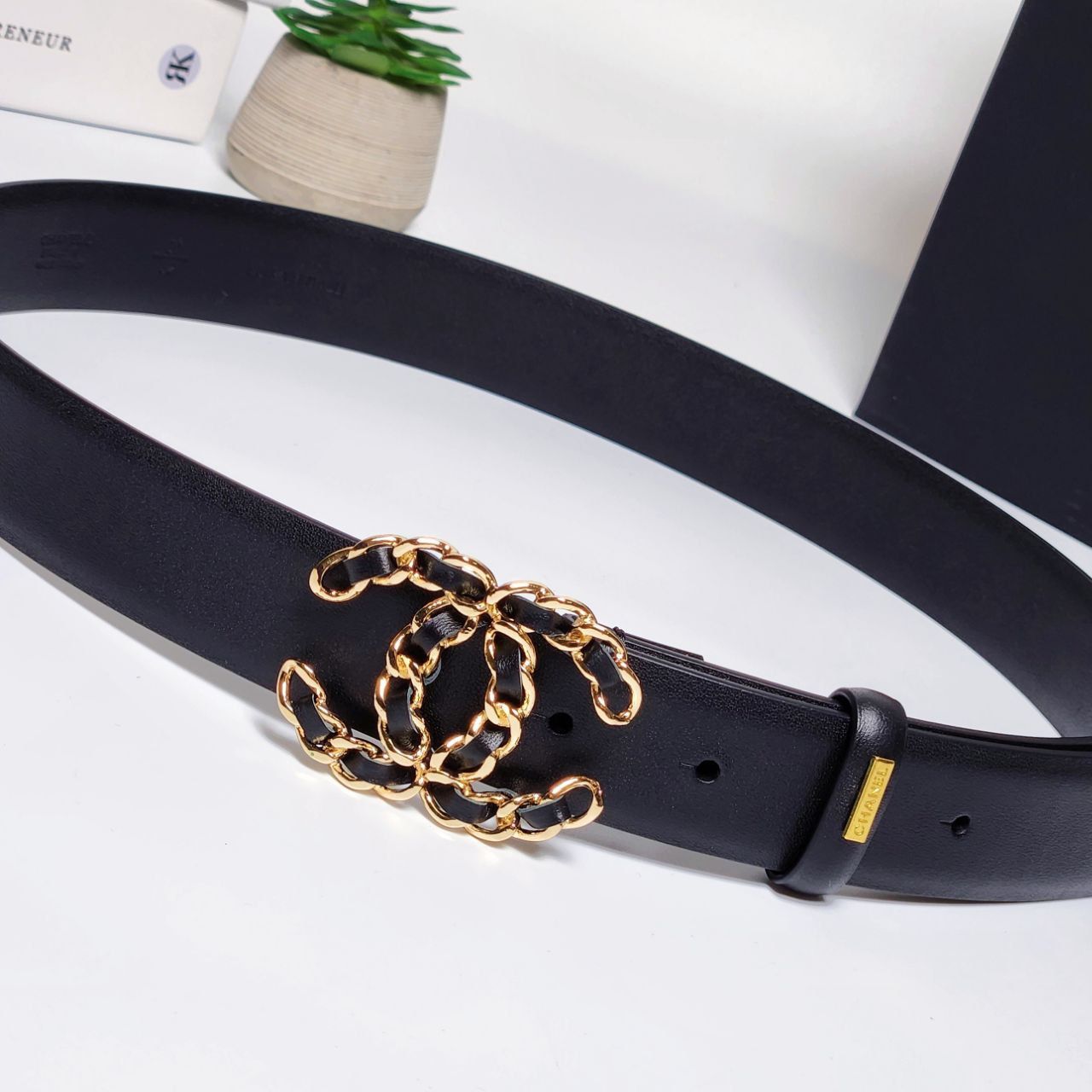 Dây Nịt CC B00011 DS Đen Vàng