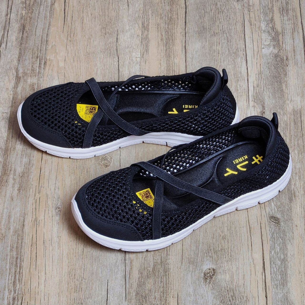 Giày Nhật Kirei breathable walk straps V2 HD Đen