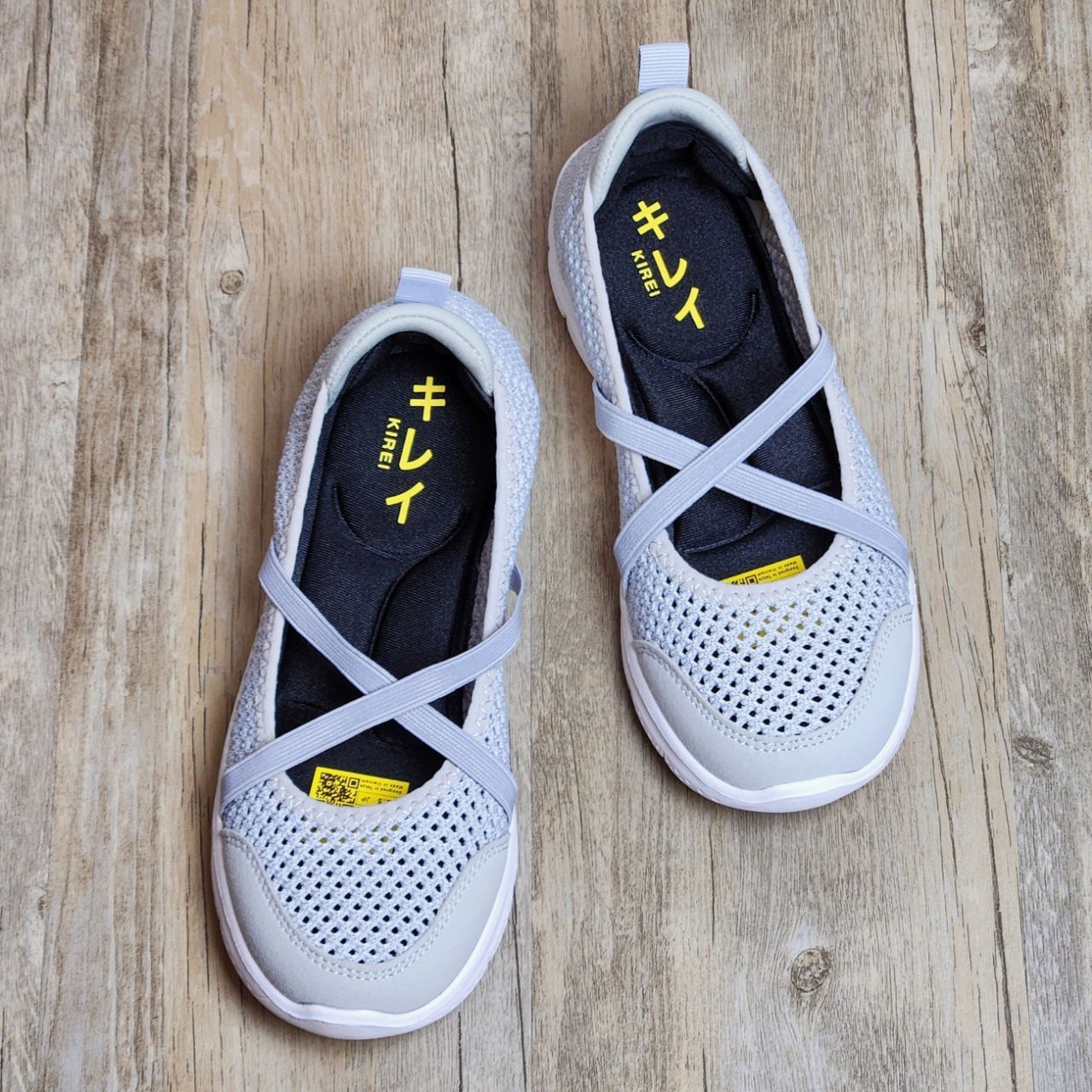 Giày Nhật Kirei breathable walk straps V2 HD Xám