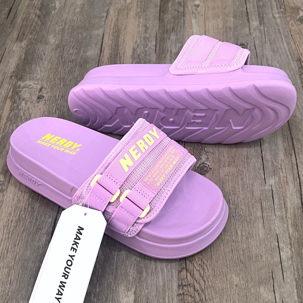 Dép Nerdy quai ngang HN Lavender